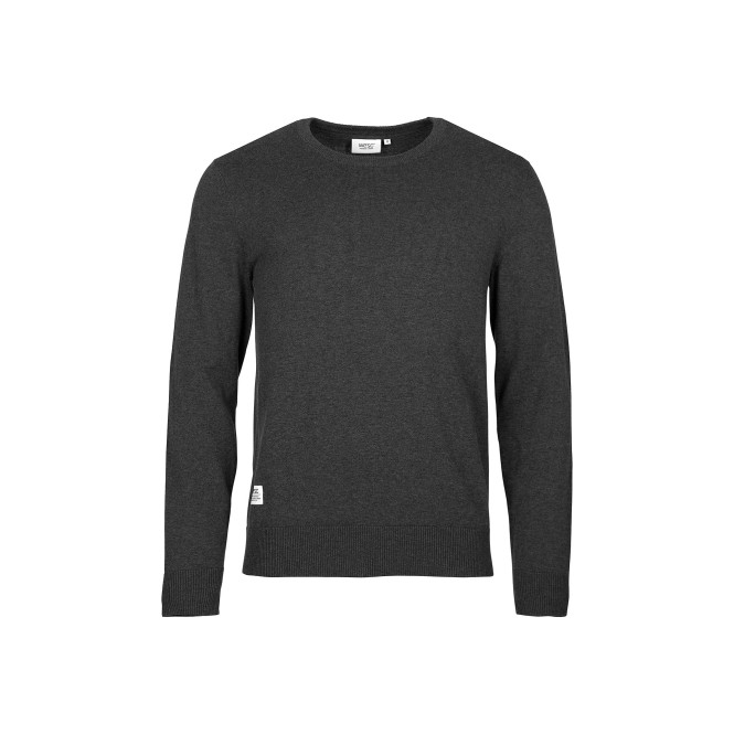 WeSC Anwar l/s knitted sweater, dark navy melange