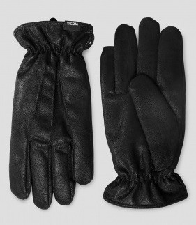WeSC Reson suede gloves, black