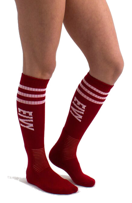 Eivy Cheerleader Alpine Socks, Red